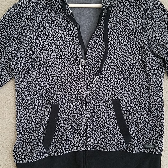 Calvin Klein leopard print zip hoodie - Picture 2 of 3
